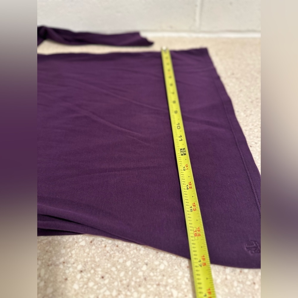 FREE* Lauren Ralph Lauren Purple Long Sleeve Top 93%Cotton Signature Corner L - Picture 13 of 16